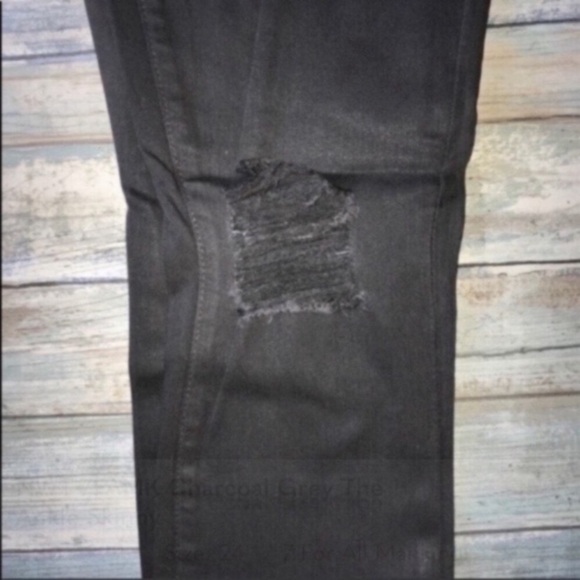 NWT 7 For All Mankind Charcoal Grey The Ankle Skinny - Picture 8 of 9